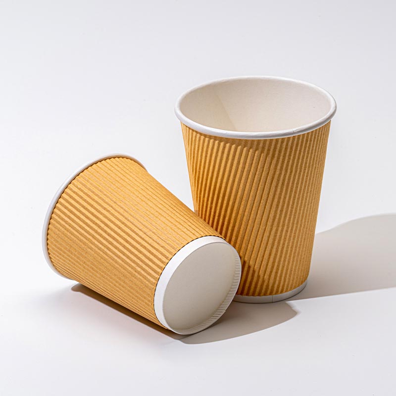 Cupa de hârtie de perete ondulată